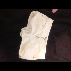 SO white jean shorts size 7